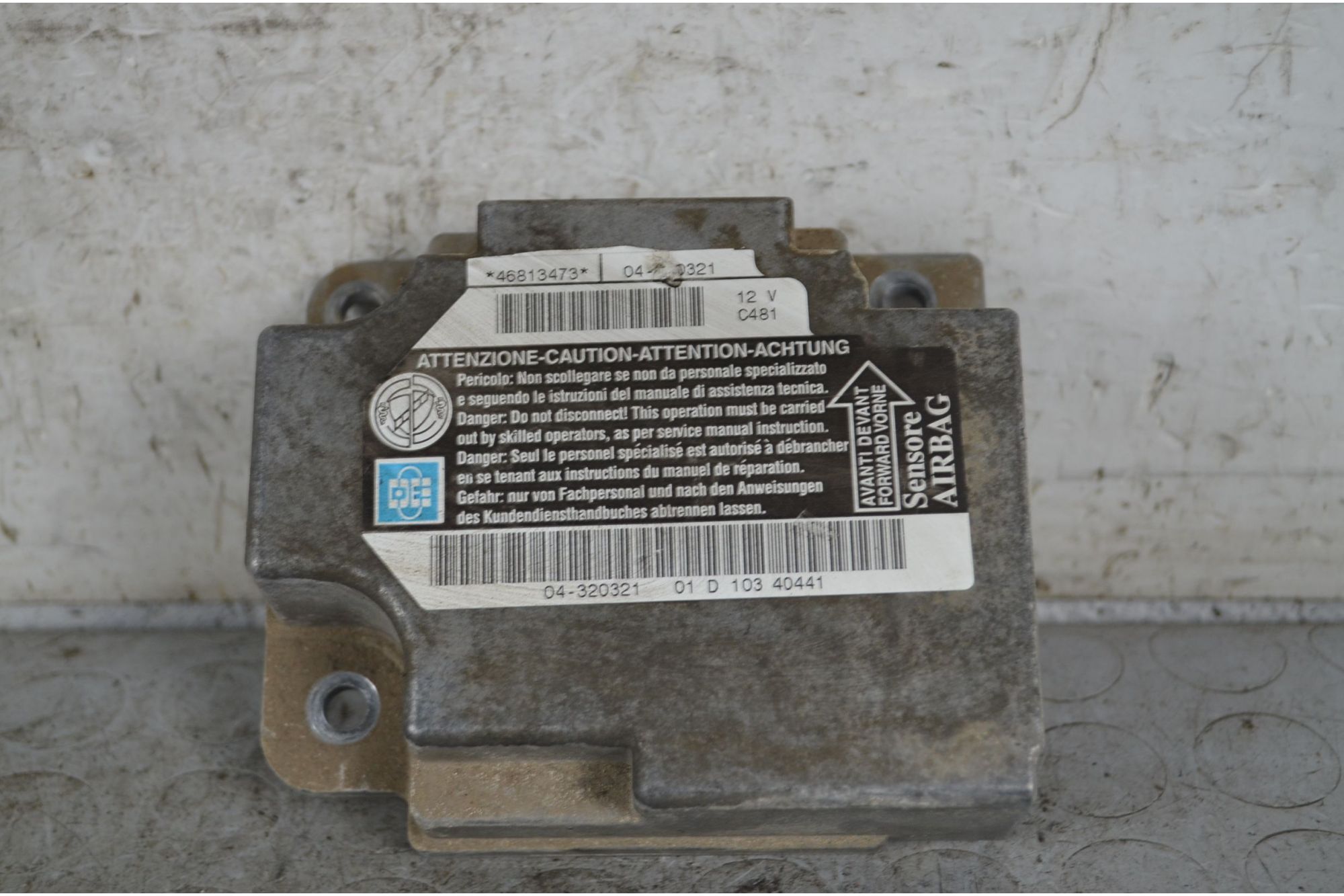 Centralina Airbag Alfa Romeo 147  Dal 2000 al 2010 Cod 46813473  1737369984656