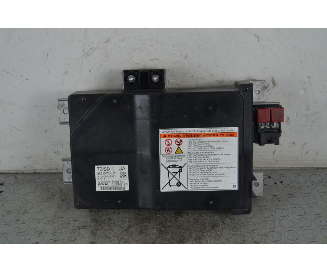 Batteria Suzuki Swift Dal 2017 in poi Cod 96510-73S02 1737704559334 Batteria Suzuki Swift Dal 2017 in poi Cod 96510-73S02 1737704559334