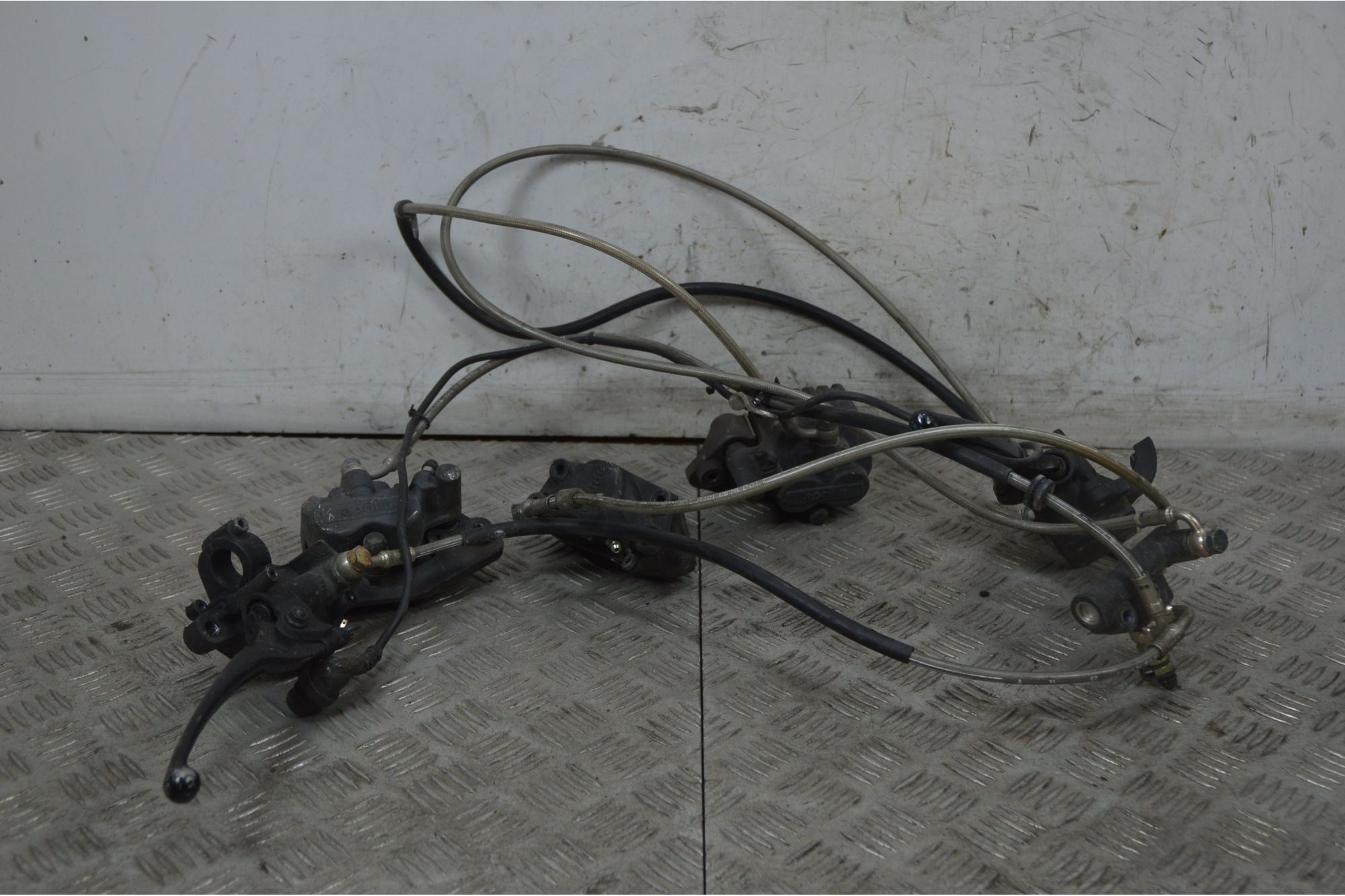 Impianto Frenante Completo Aprilia Scarabeo 500 dal 2007 al 2012  1737968246094