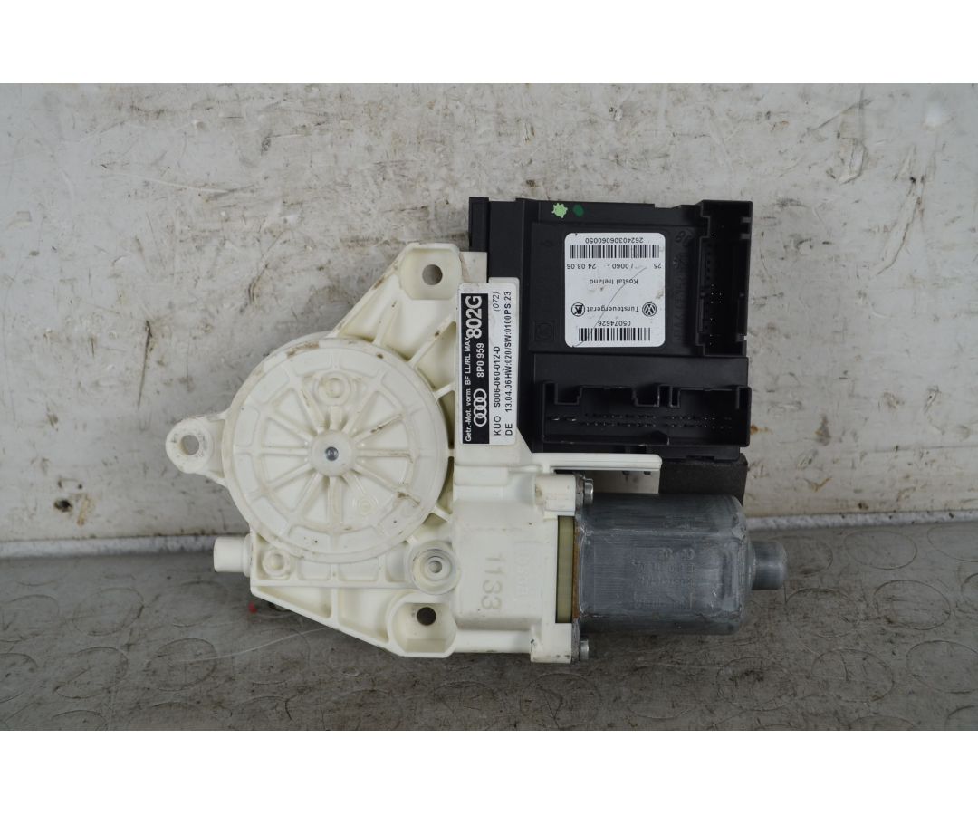 Motorino Alzavetro Anteriore DX Audi A3 8P Dal 2003 al 2013 Cod 8P0959802G 1738055315211 Motorino Alzavetro Anteriore DX Audi A3 8P Dal 2003 al 2013 Cod 8P0959802G 1738055315211