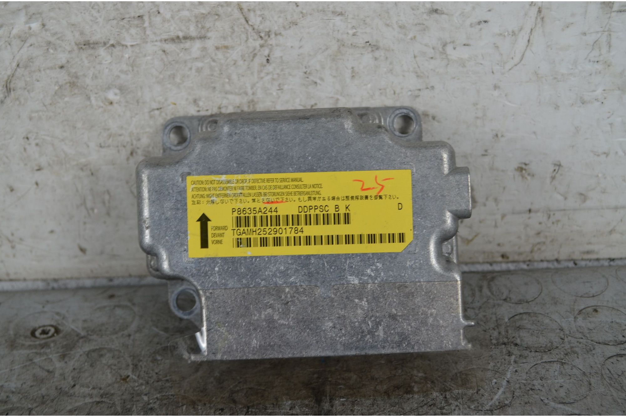 Centralina Airbag Mitsubishi Lancer Dal 2007 al 2011 Cod P8635A244  1740040059901