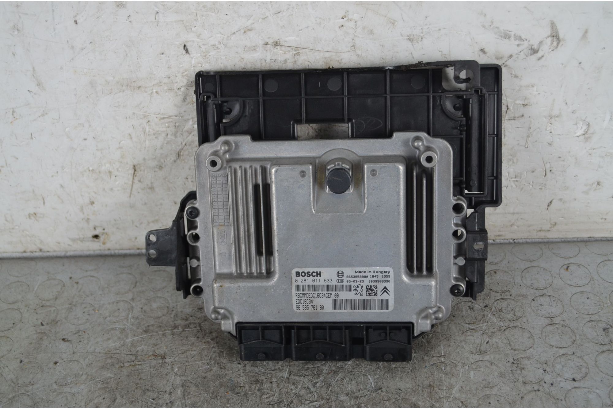 Centralina ECU Peugeot 407 Dal 2004 al 2012 Cod 0281011633  1741081719809