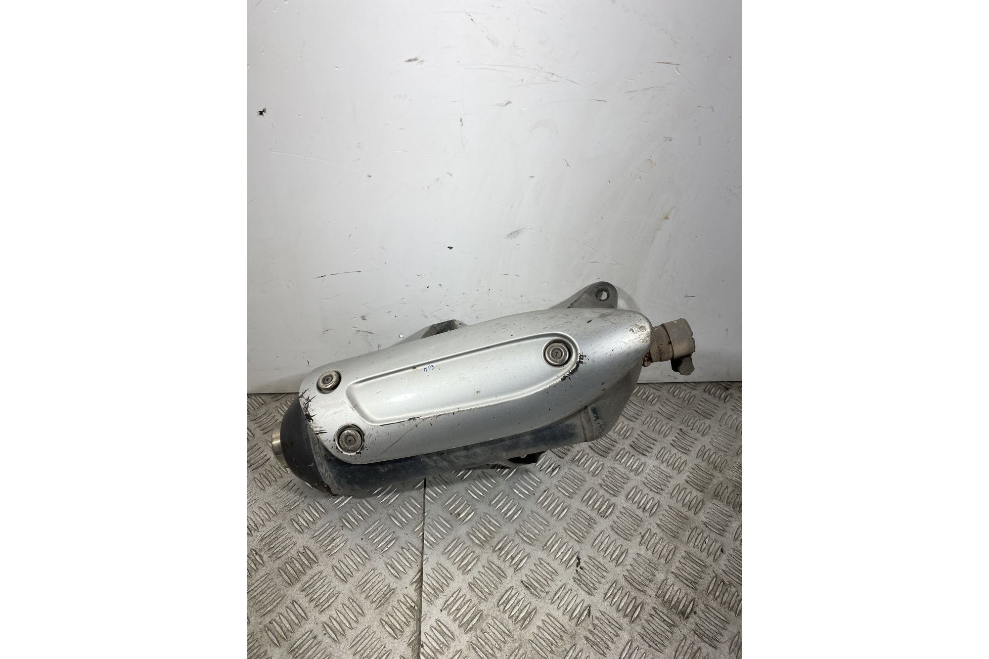 Marmitta Terminale Di Scarico Piaggio MP3 300 Dal 2006 Al 2011  1741348378879