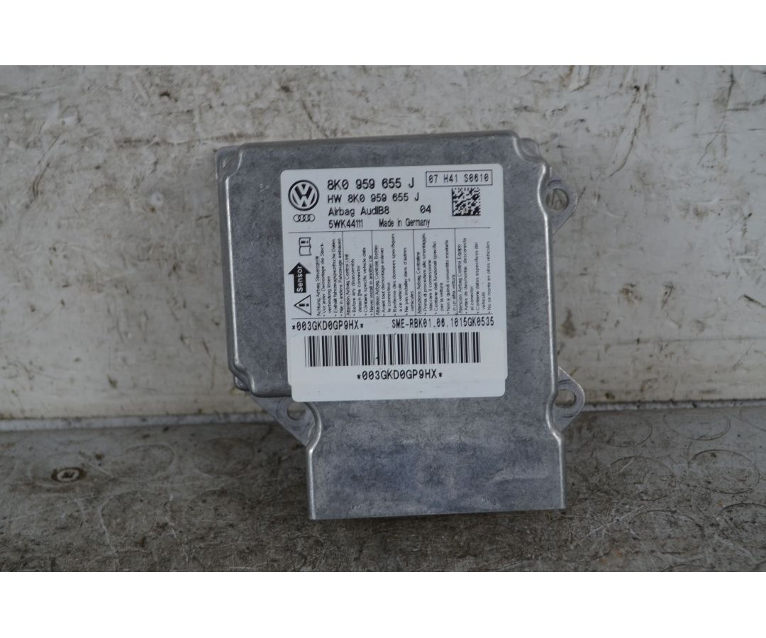 Centralina Airbag Audi A4 Dal 2007 al 2015 Cod 8K0959655J 1741688334597 Centralina Airbag Audi A4 Dal 2007 al 2015 Cod 8K0959655J 1741688334597