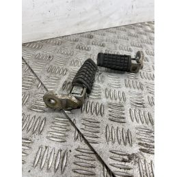 Coppia Pedaline Poggiapiedi passeggero Kawasaki GPZ 500S Dal 1988 Al 1993  1741773343664