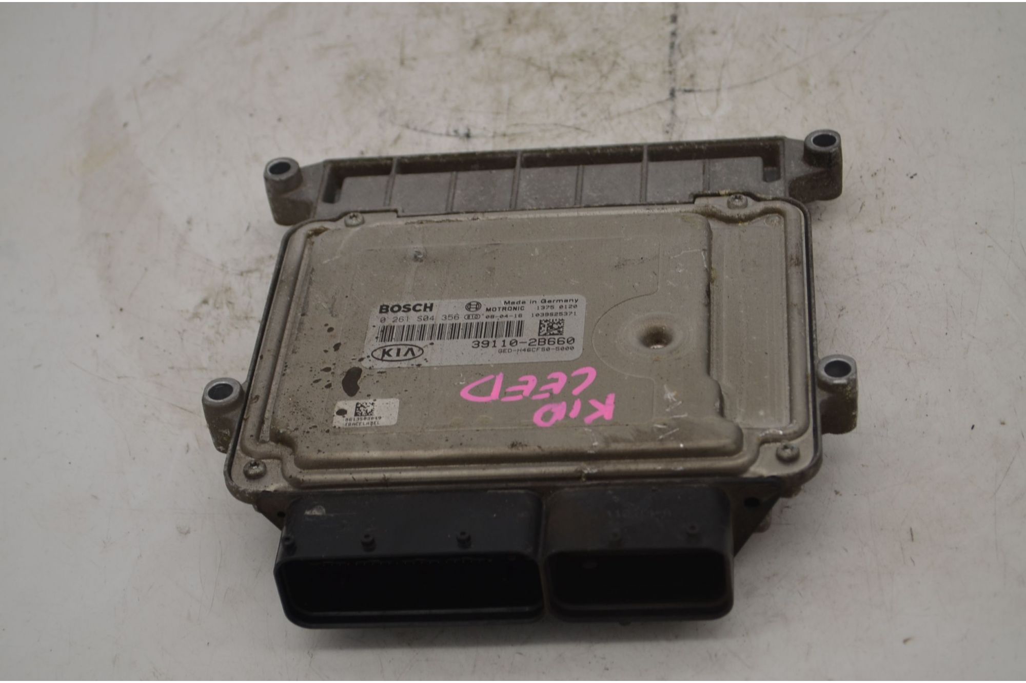 Centralina ECU Kia Ceed Dal 2006 al 2012 Cod 0261S04356  1742553040544