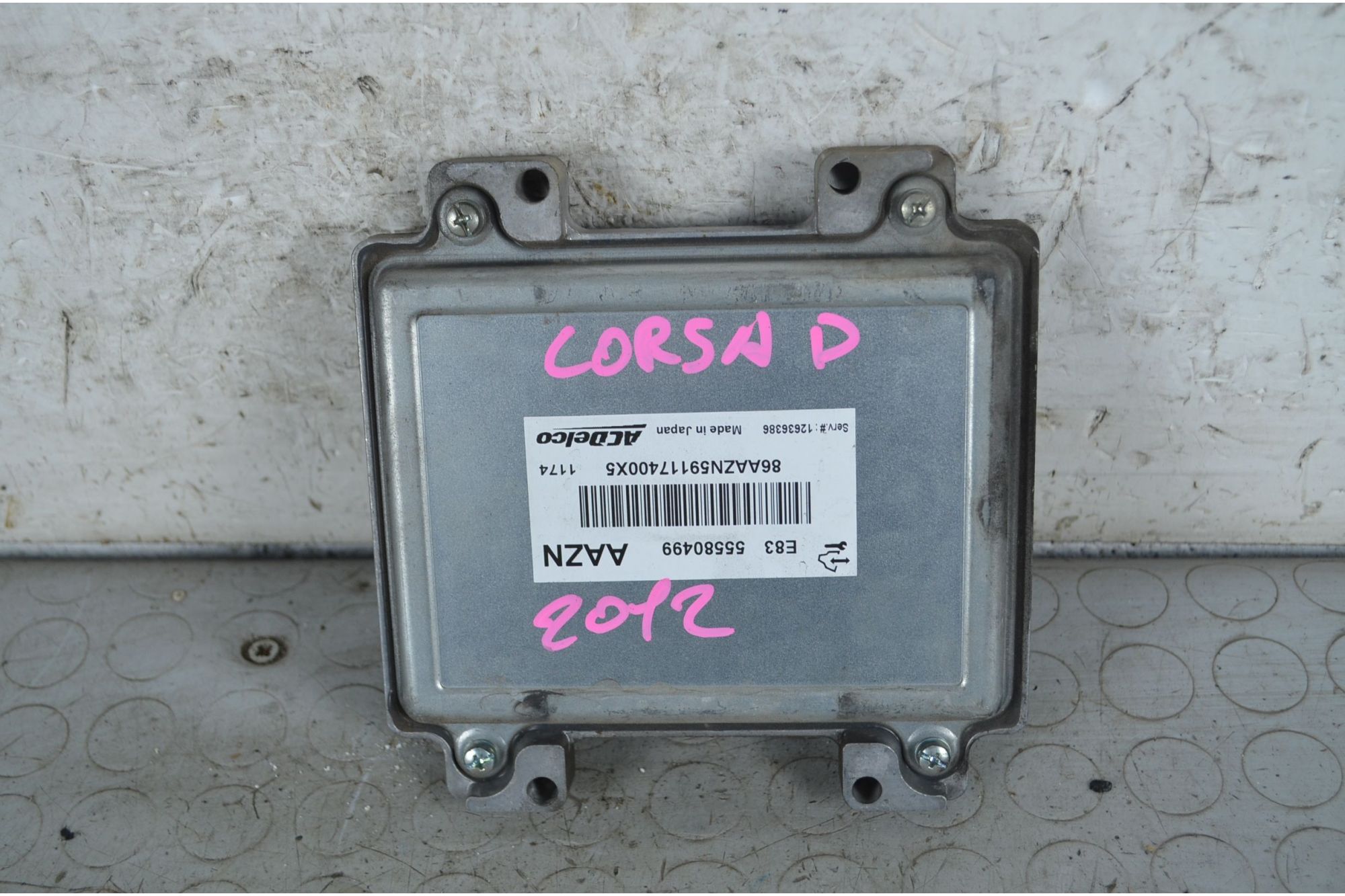 Centralina ECU Opel Corsa D Dal 2006 al 2014 Cod 55580499  1742555267093