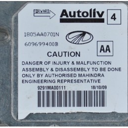 Centralina Airbag Mahindra Goa Dal 2002 in poi Cod. 1805AA0701N  1620312159853