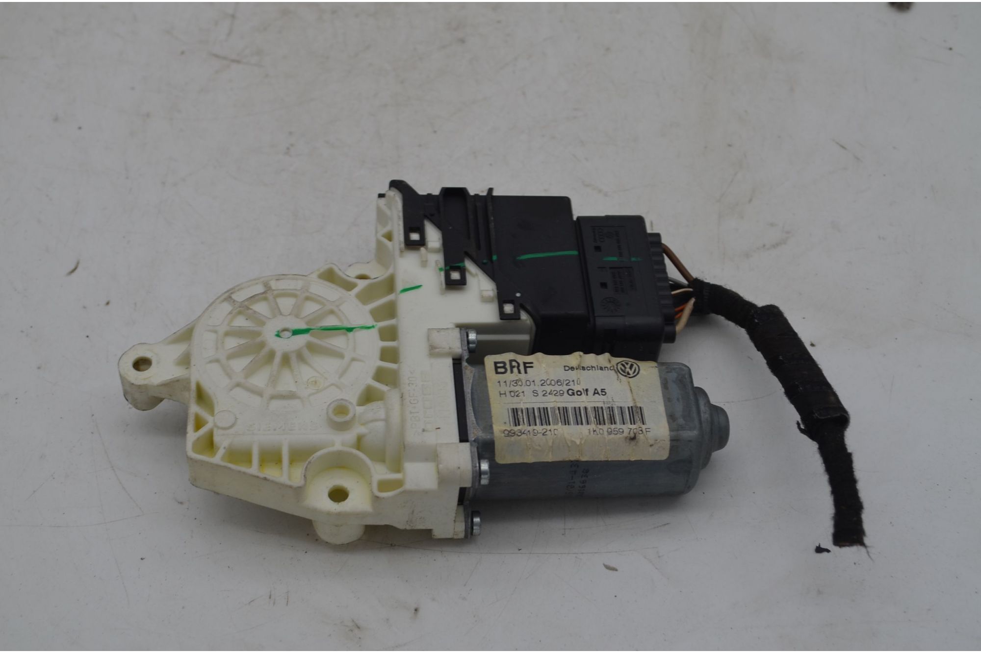 Motorino Alzavetro Posteriore SX Volkswagen Golf V Plus Dal 2005 al 2009 Cod 993419-210  1743775972569