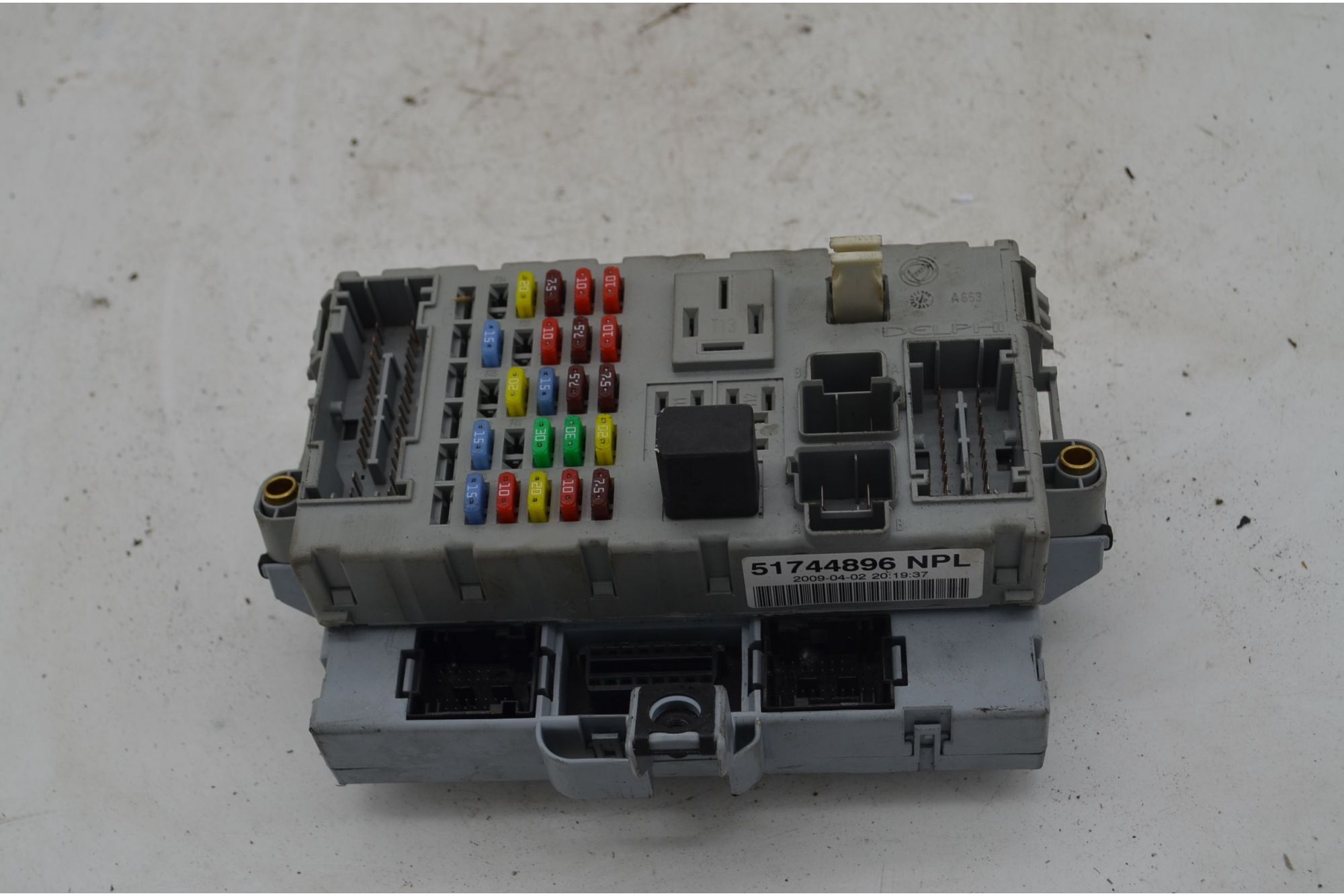 Scatola Fusibili Fiat Punto Dal 1999 al 2011 Cod 51744896NPL  1744363494401