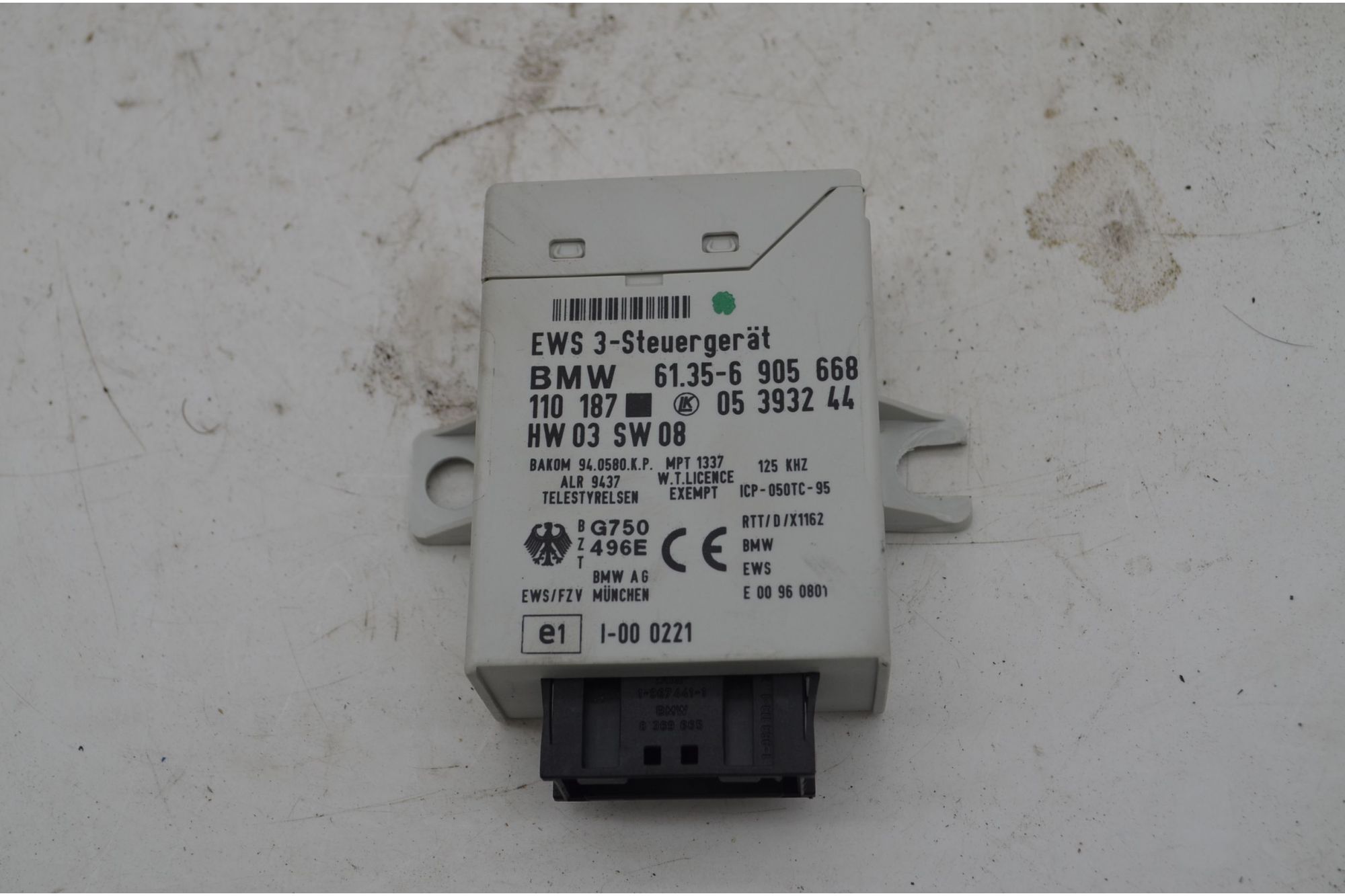 Centralina Immobilizer BMW Serie 3 E46 Dal 1998 al 2005 Cod 6135-6905668  1744633289553