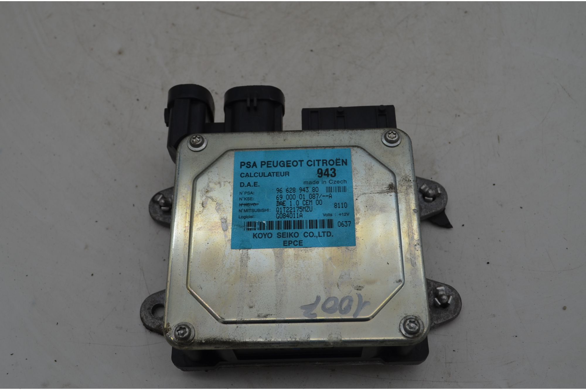 Centralina Servosterzo Peugeot 1007 Dal 2005 al 2010 Cod 9662894380  1744798418133