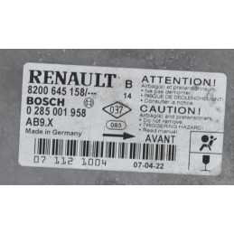Centralina Airbag Renault Clio III Dal 2005 al 2013 Cod 8200645158  1620900415415
