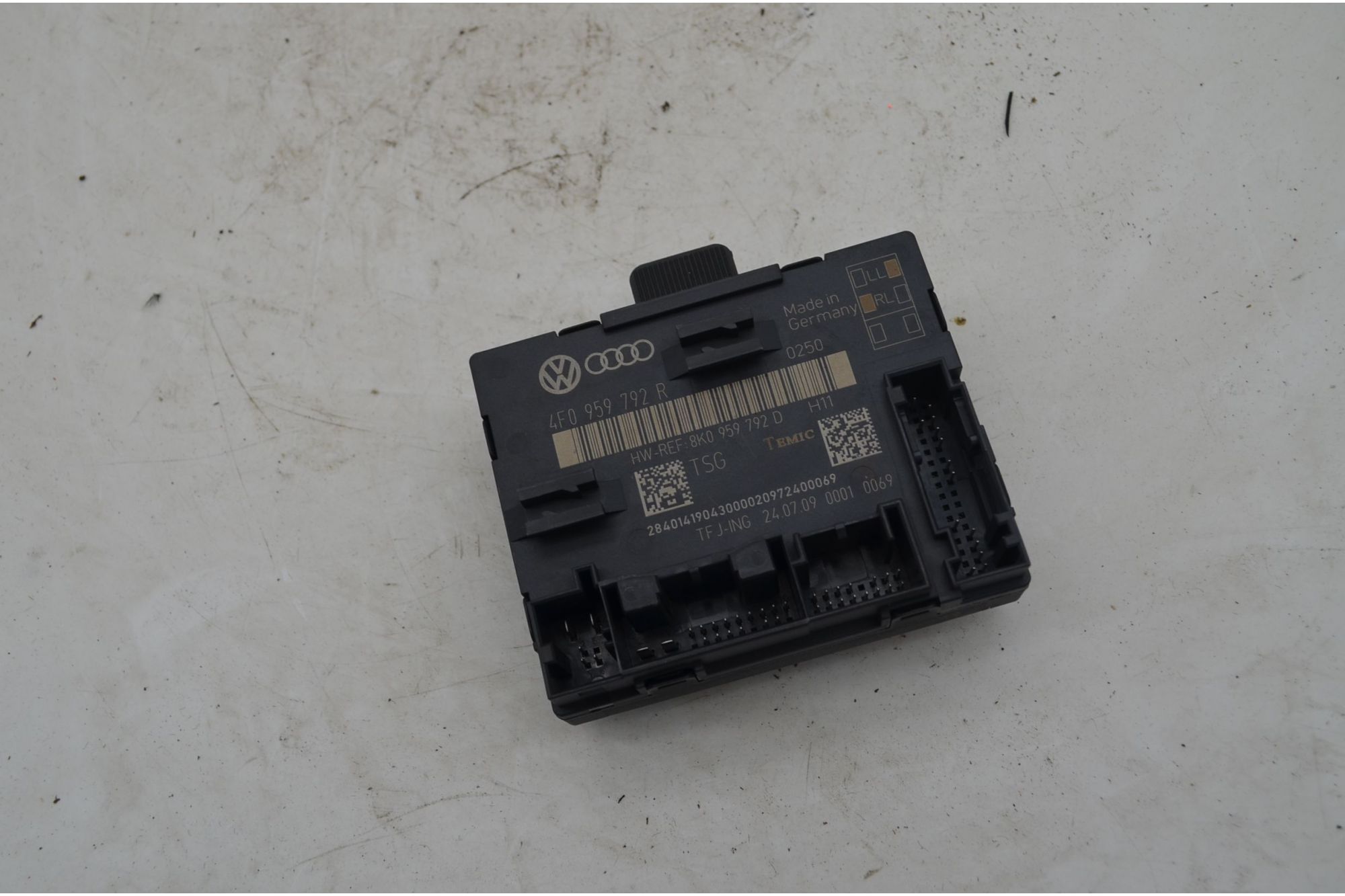 Centralina Alzacristalli Porta Posteriore SX Audi A6 C6 Dal 2008 al 2012 Cod 4F0959792R  1745846570018