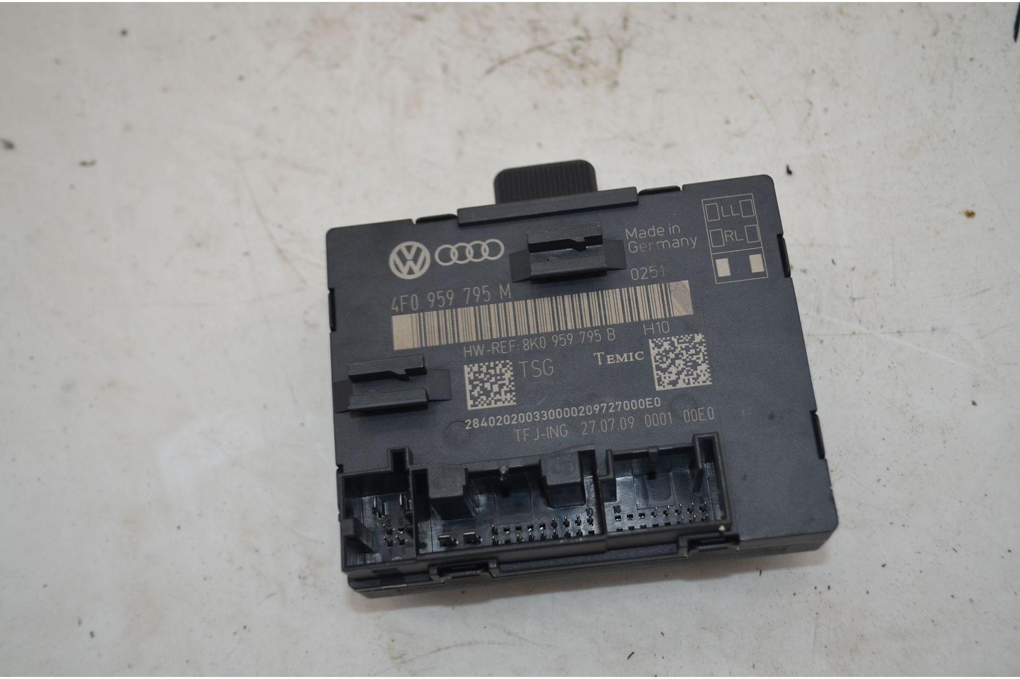 Centralina Alzacristallo Anteriore DX Audi A6 C6 Dal 2008 al 2012 Cod 4F0959795M  1745849281799