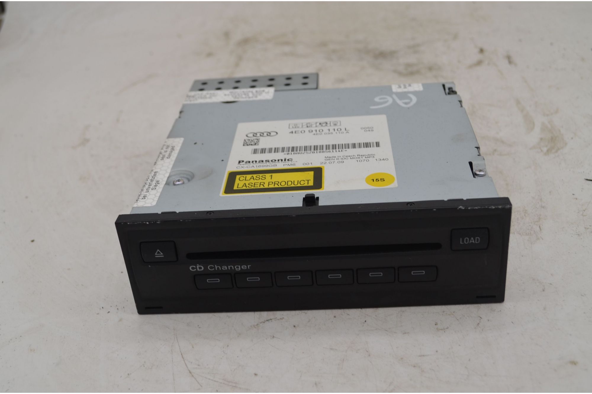 Lettore CD Audi A6 C6 Dal 2008 al 2012 Cod 4E0910110L  1746004699879