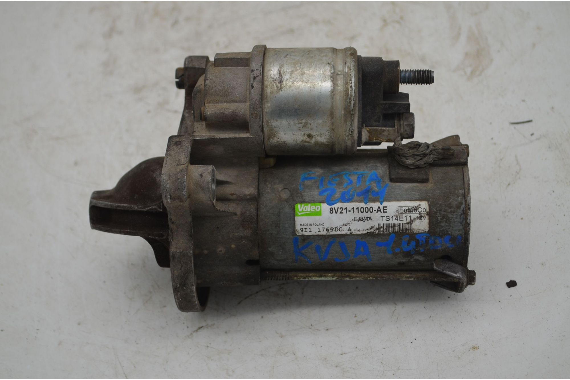 Motorino Avviamento Ford Fiesta VI Dal 2008 al 2017 Cod 8V21-11000-AE  1746440864794
