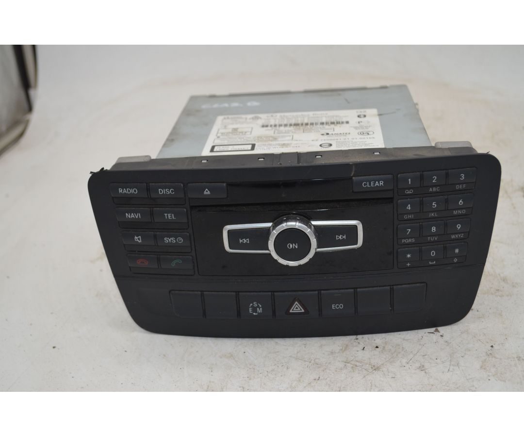 Autoradio Mercedes Classe B W246 Dal 2011 al 2019 Cod A2469000112 1746518151337 Autoradio Mercedes Classe B W246 Dal 2011 al 2019 Cod A2469000112 1746518151337