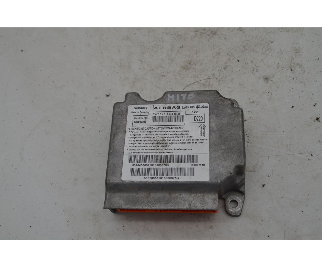 Centralina Airbag Alfa Romeo Mito Dal 2008 al 2018 Cod 50518368 1746521164942 Centralina Airbag Alfa Romeo Mito Dal 2008 al 2018 Cod 50518368 1746521164942