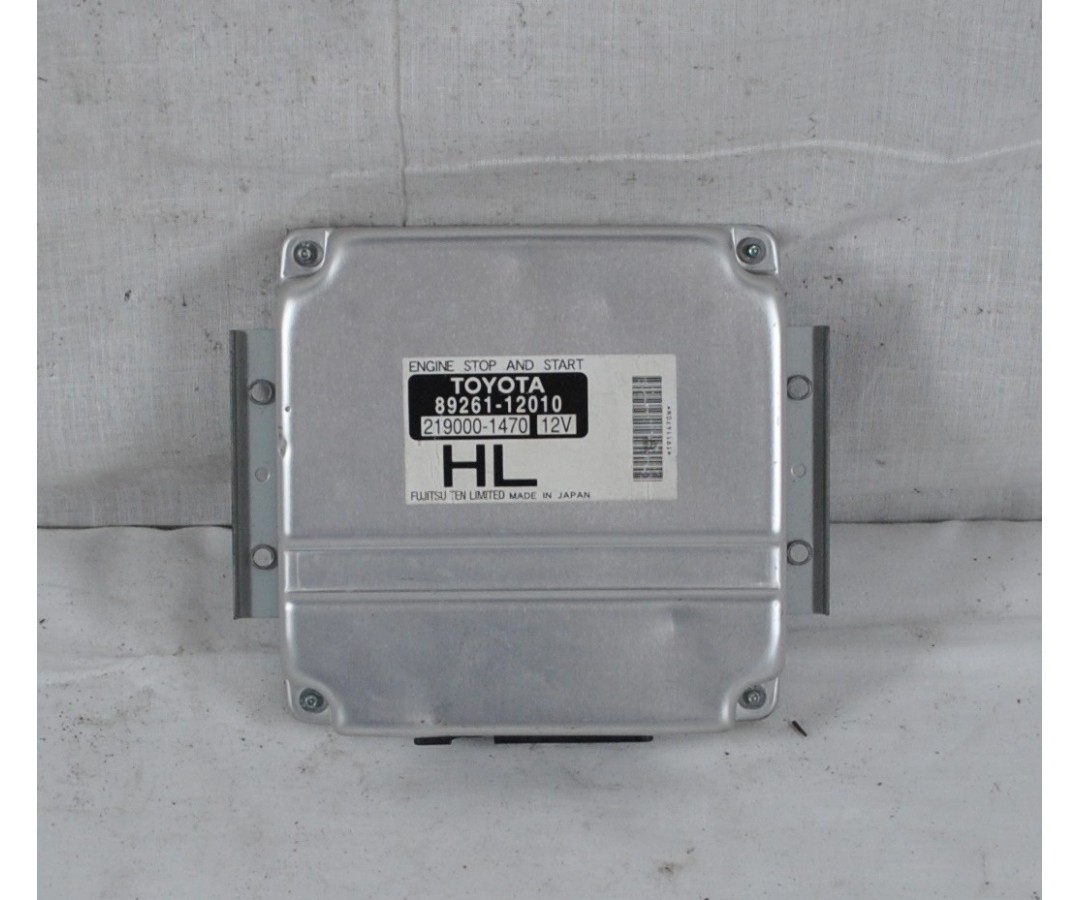 Centralina start e stop Toyota Auris Dal 2007 al 2012 Cod. 89261-12010  1621420507055