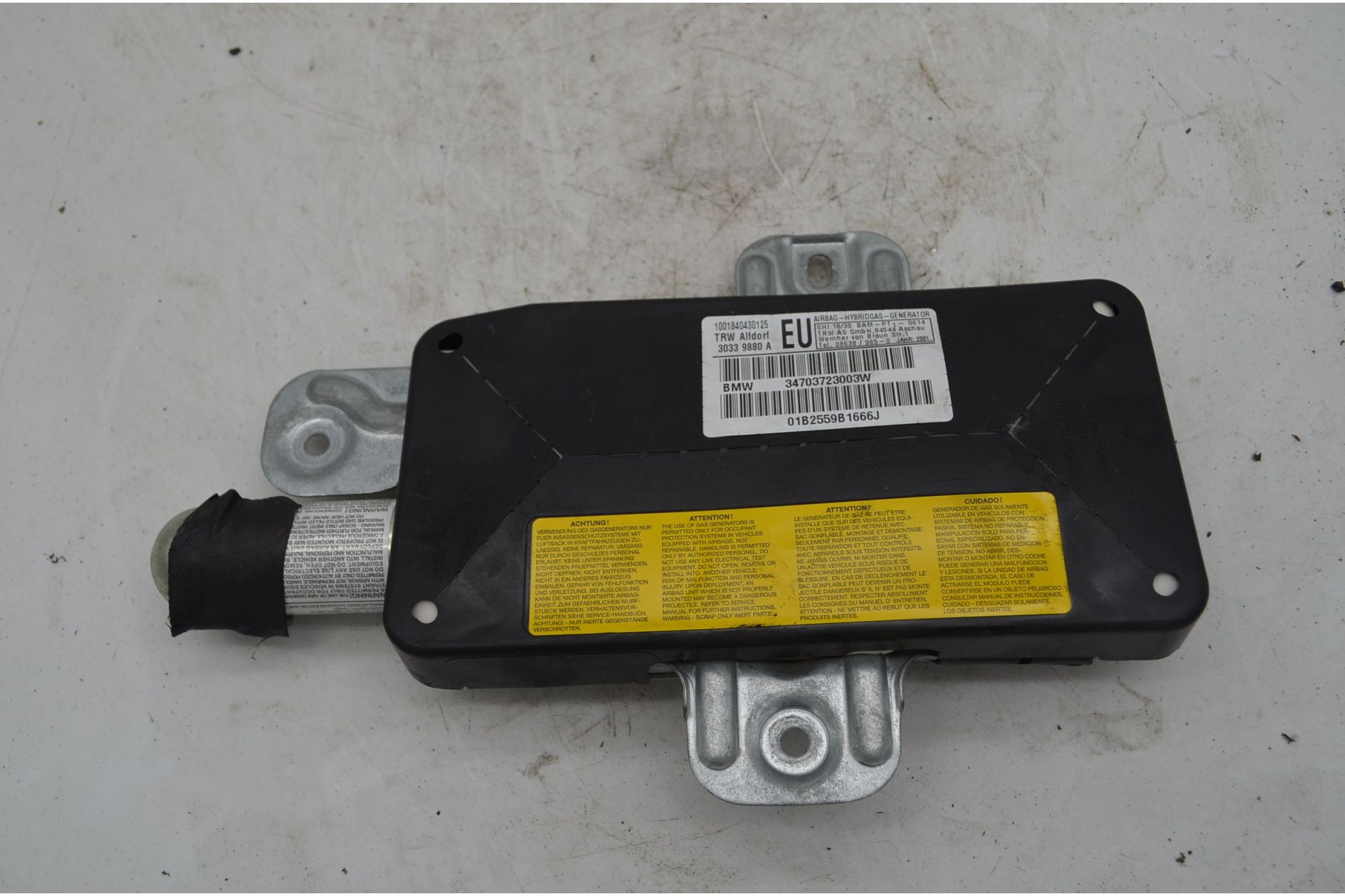 Airbag Porta Anteriore DX BMW Serie 3 E46 Dal 2001 al 2005 Cod 34703723003W  1746699439477