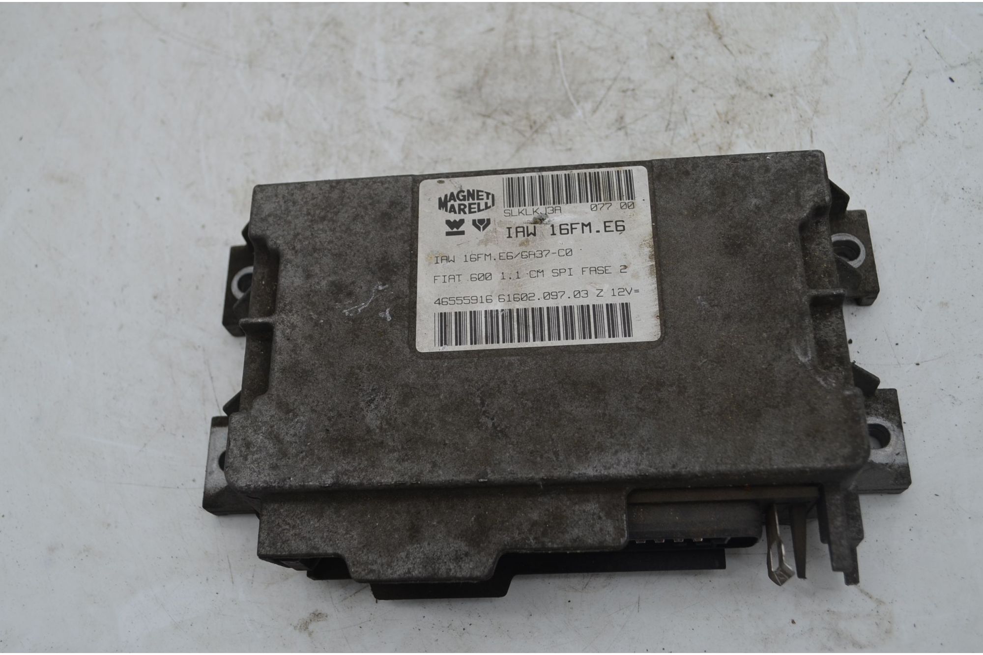 Centralina ECU Fiat Seicento Dal 1998 al 2010 Cod 46555916  1746706018053