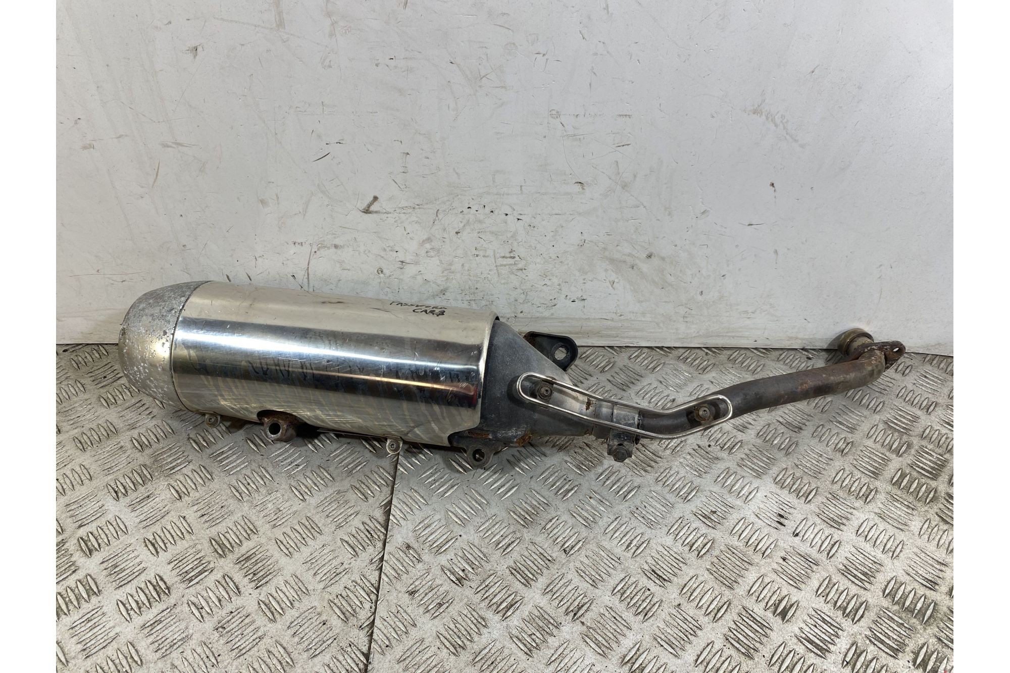 Marmitta Terminale Di Scarico Malaguti Password 250 Carb dal 2008 al 2011  1747122899240