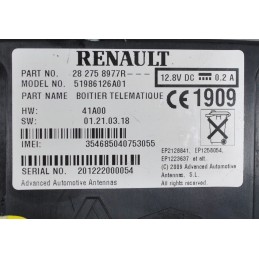 Centralina ECU Renault Clio Dal 2012 al 2019 Cod. 282758977R  1621601674040