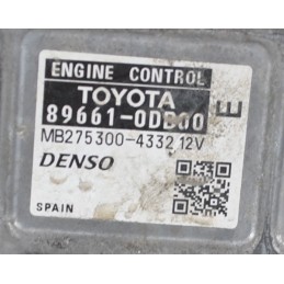 Centralina ECU Toyota Yaris Dal 2005 al 2011 Cod .89661-0DB00  1621602654133