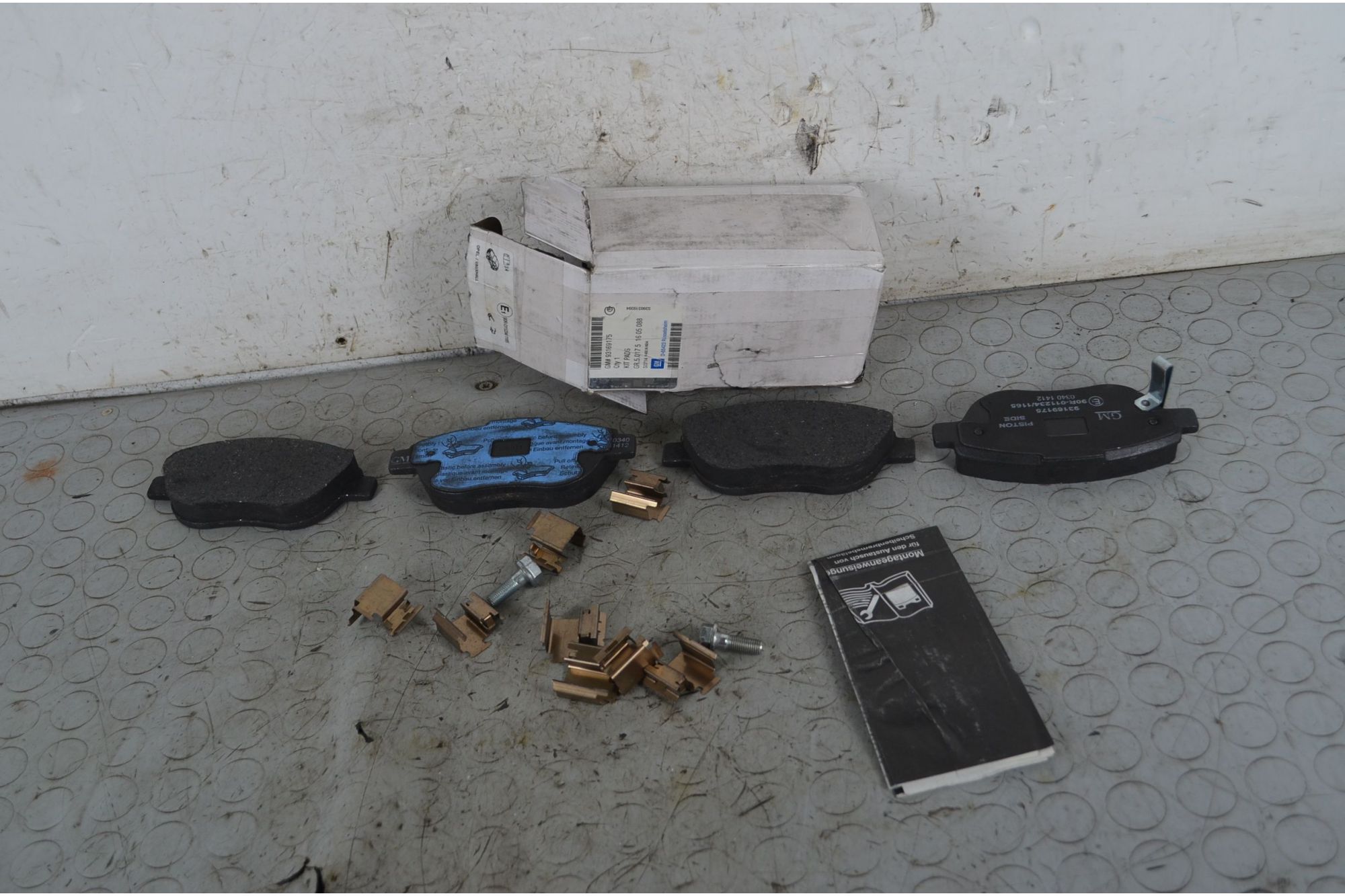 Pastiglie freno anteriori Opel Corsa D 1.3 diesel Dal 2006 al 2014 Cod 93169175  1747293223684