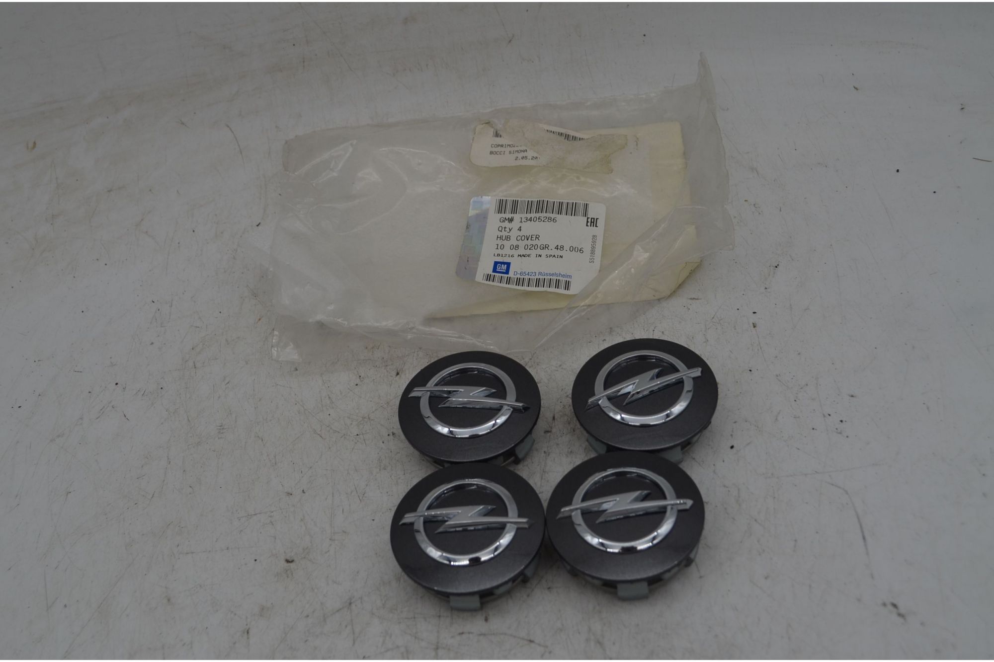 Borchia coprimozzo Opel Astra J K / Corsa E 53 mm Cod 13405286  1747305875658