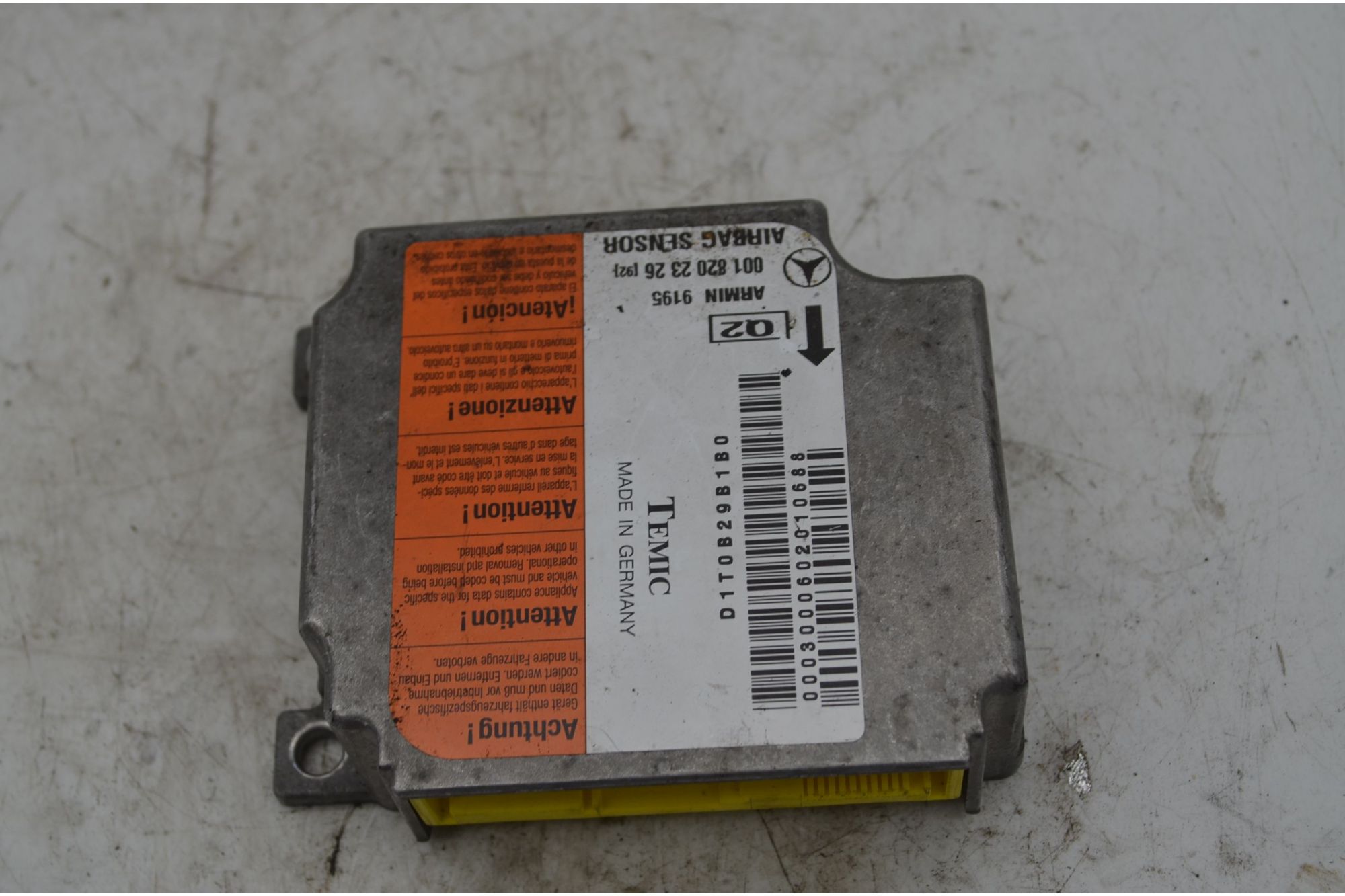 Centralina Airbag Mercedes Classe E W210 Dal 1995 al 2002 Cod 0018202326  1747316797321