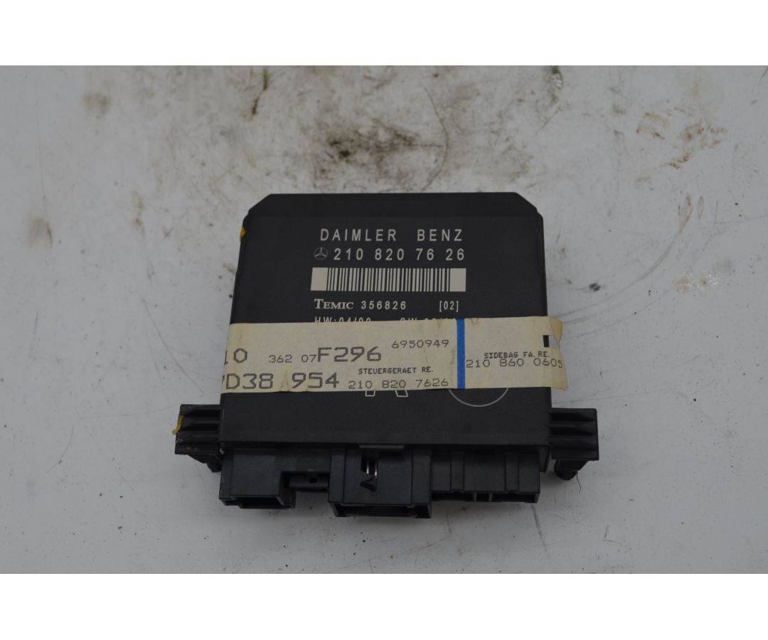 Centralina Portiera Anteriore DX Mercedes Classe E W210 Dal 1995 al 2002 Cod 2108207626 1747319934693 Centralina Portiera Anteriore DX Mercedes Classe E W210 Dal 1995 al 2002 Cod 2108207626 1747319934693