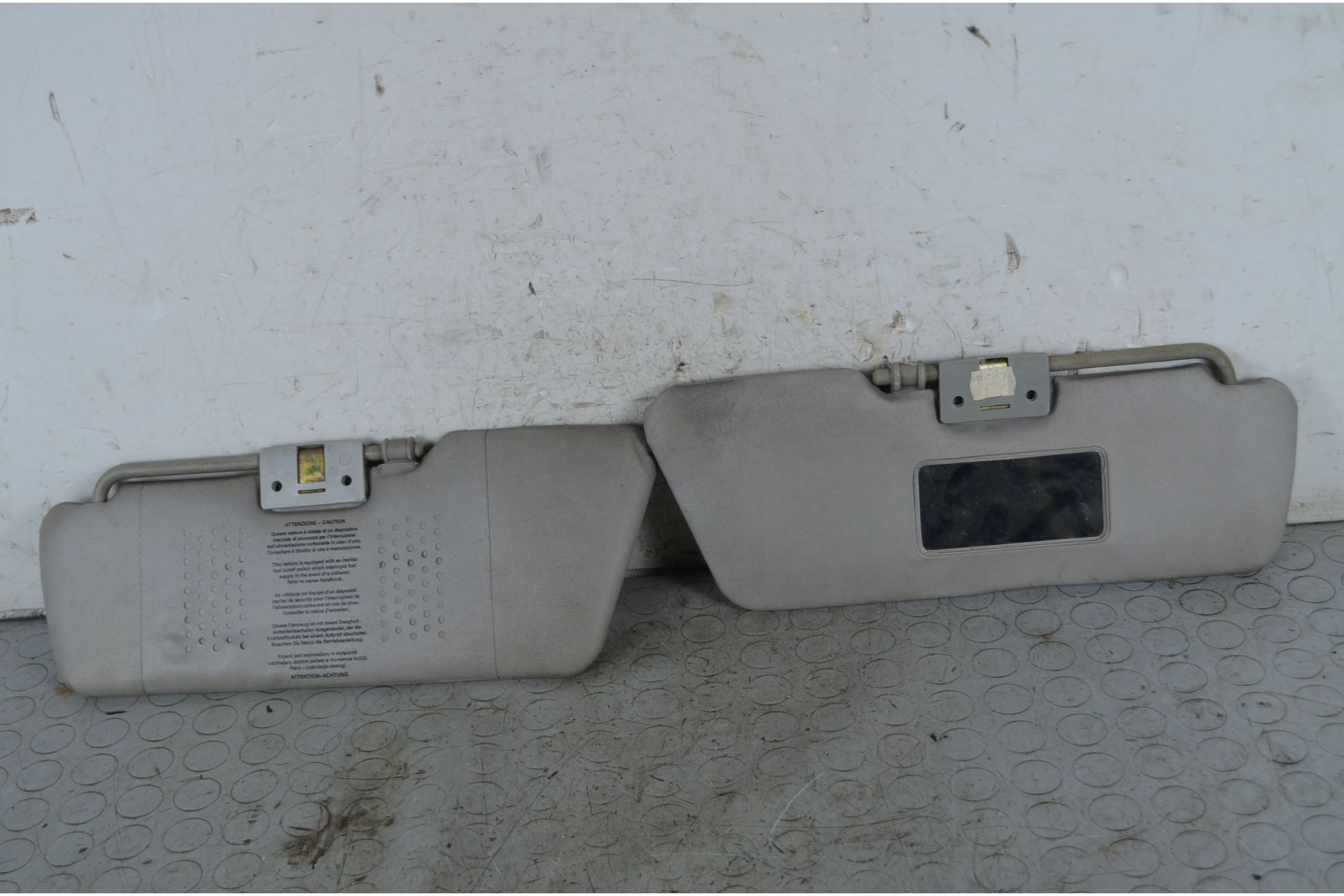 Alette Parasole DX e SX Fiat Seicento Dal 1998 al 2010 Cod 735244328  1747392541061