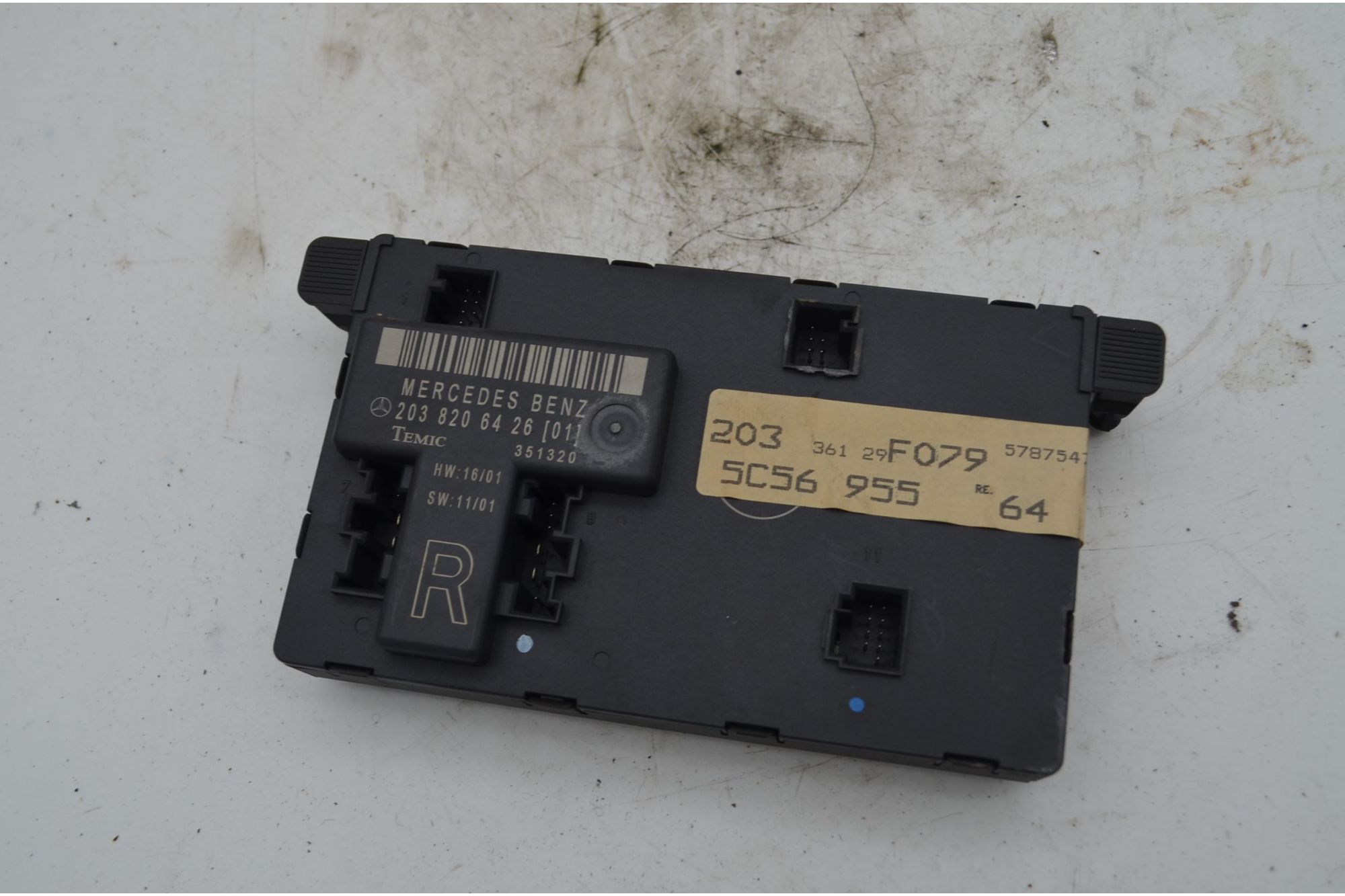 Centralina Chiusura Centralizzata Porta Anteriore DX Mercedes Classe C W203 Dal 2000 al 2007 Cod 2038206426  1747638340458