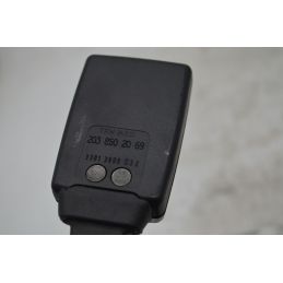 Fibbie cinture di sicurezza posteriori Mercedes Classe C W203 Dal 2000 al 2007 Cod 2038602069  1747733621094