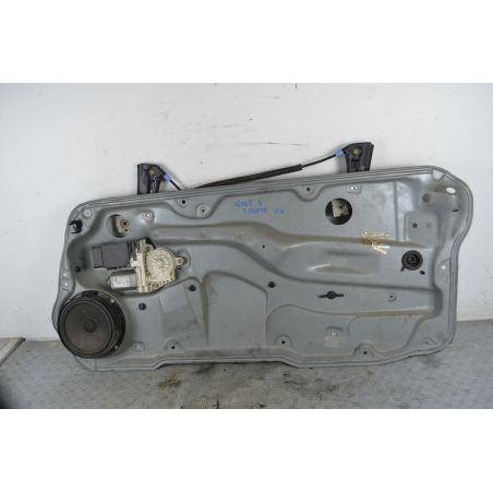 Motorino Alzacristalli Anteriore DX + Pannello Volkswagen Golf IV 3P Dal 1997 al 2007 Cod 1J3837462H  1747745104707