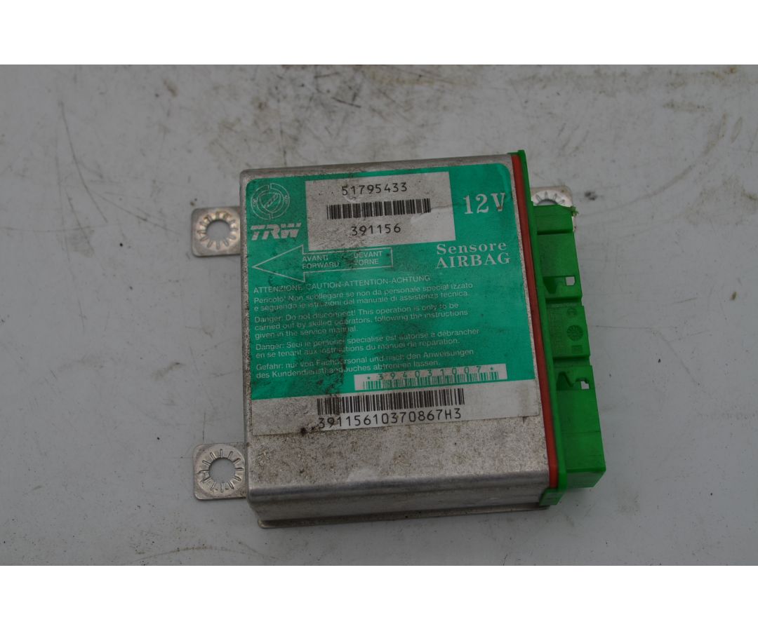 Centralina Airbag Fiat Grande Punto Dal 2005 al 2018 Cod 51795433 1748244214942 Centralina Airbag Fiat Grande Punto Dal 2005 al 2018 Cod 51795433 1748244214942