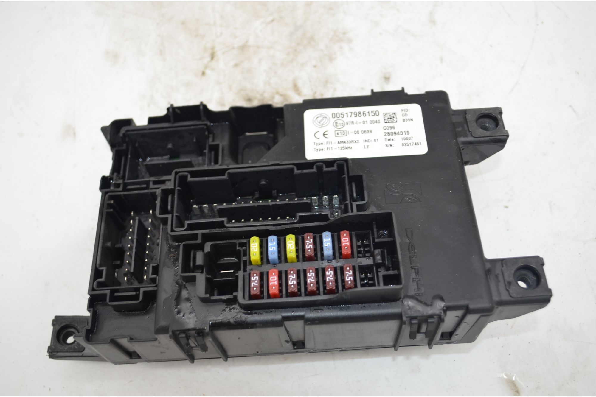 Body Computer Fiat Grande Punto Dal 2005 al 2018 Cod 00517986150  1748244527301