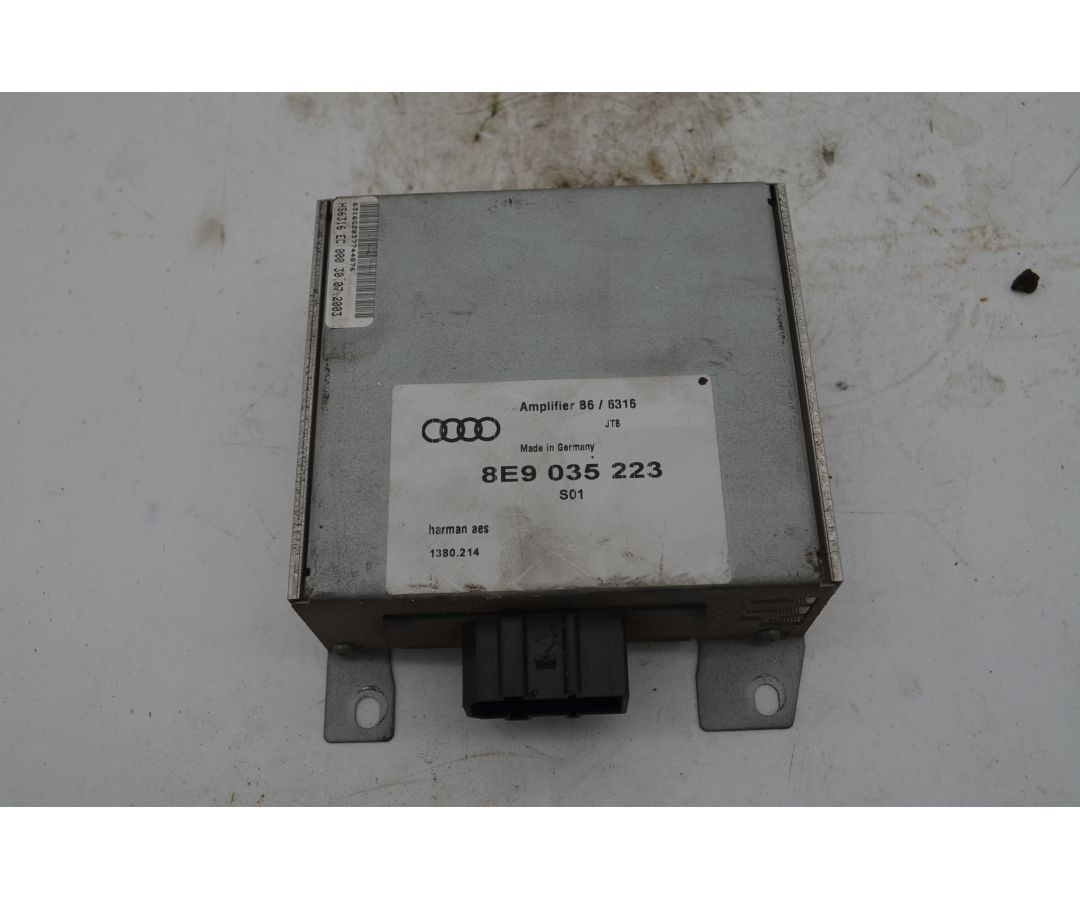 Centralina Amplificatore Audi A4 B7 Dal 2004 al 2009 Cod 8E9035223 1748252256811 Centralina Amplificatore Audi A4 B7 Dal 2004 al 2009 Cod 8E9035223 1748252256811
