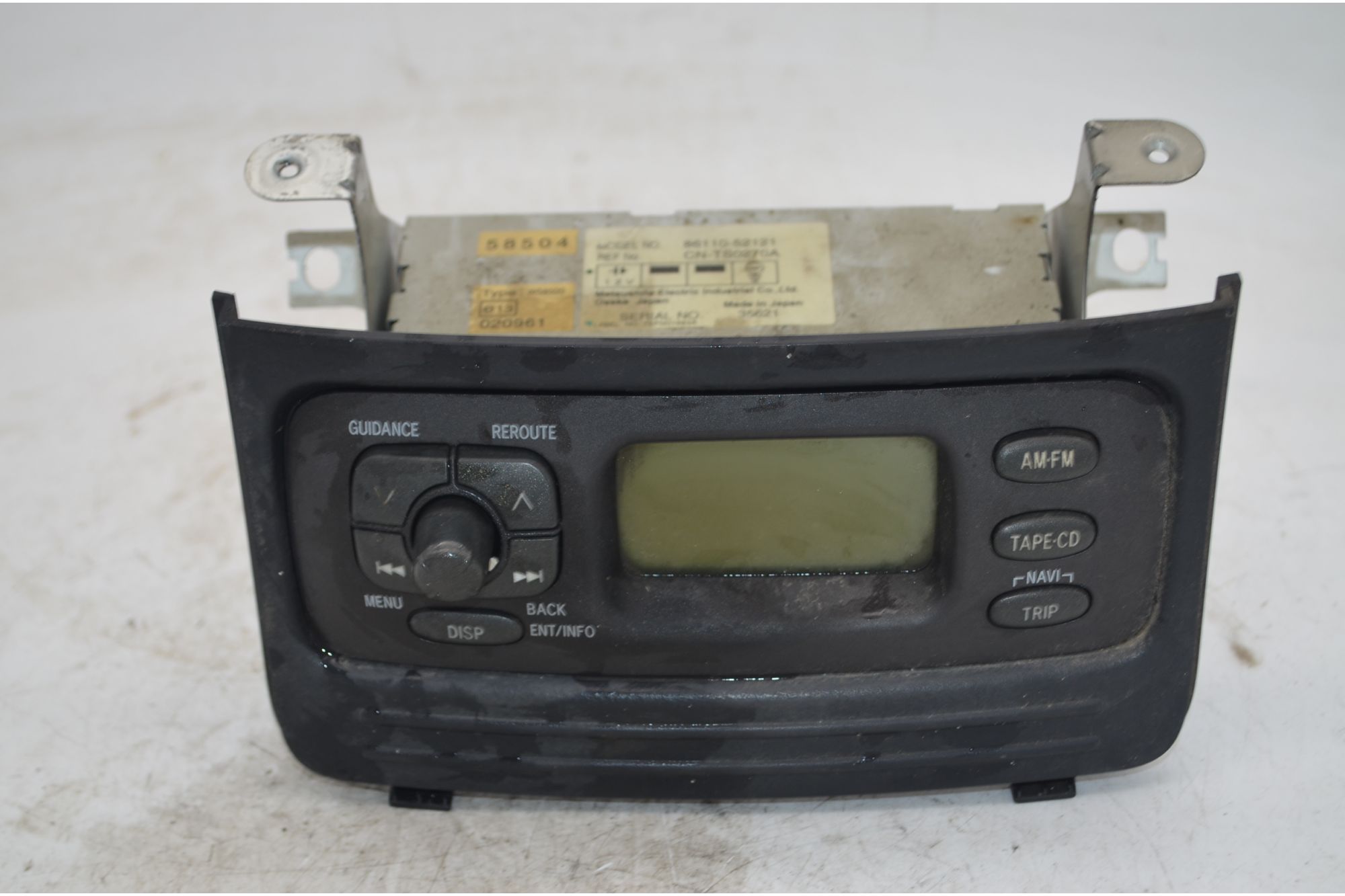 Autoradio Toyota Yaris Verso Dal 2003 al 2007 Cod 86110-52121  1748272717033