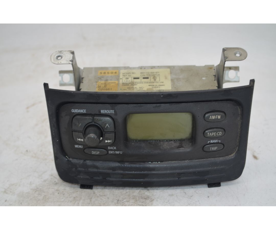 Autoradio Toyota Yaris Verso Dal 2003 al 2007 Cod 86110-52121 1748272717033 Autoradio Toyota Yaris Verso Dal 2003 al 2007 Cod 86110-52121 1748272717033