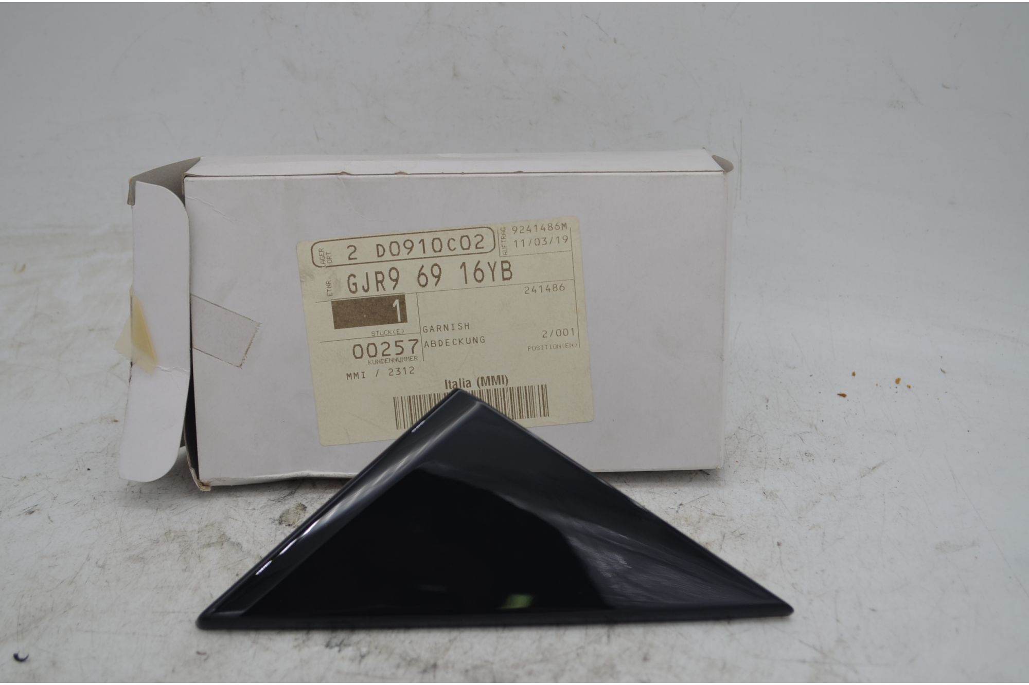 Modanatura angolare specchietto retrovisore SX Mazda 6 Dal 2014 al 2021 Cod GJR9-69-16YB  1748329497505