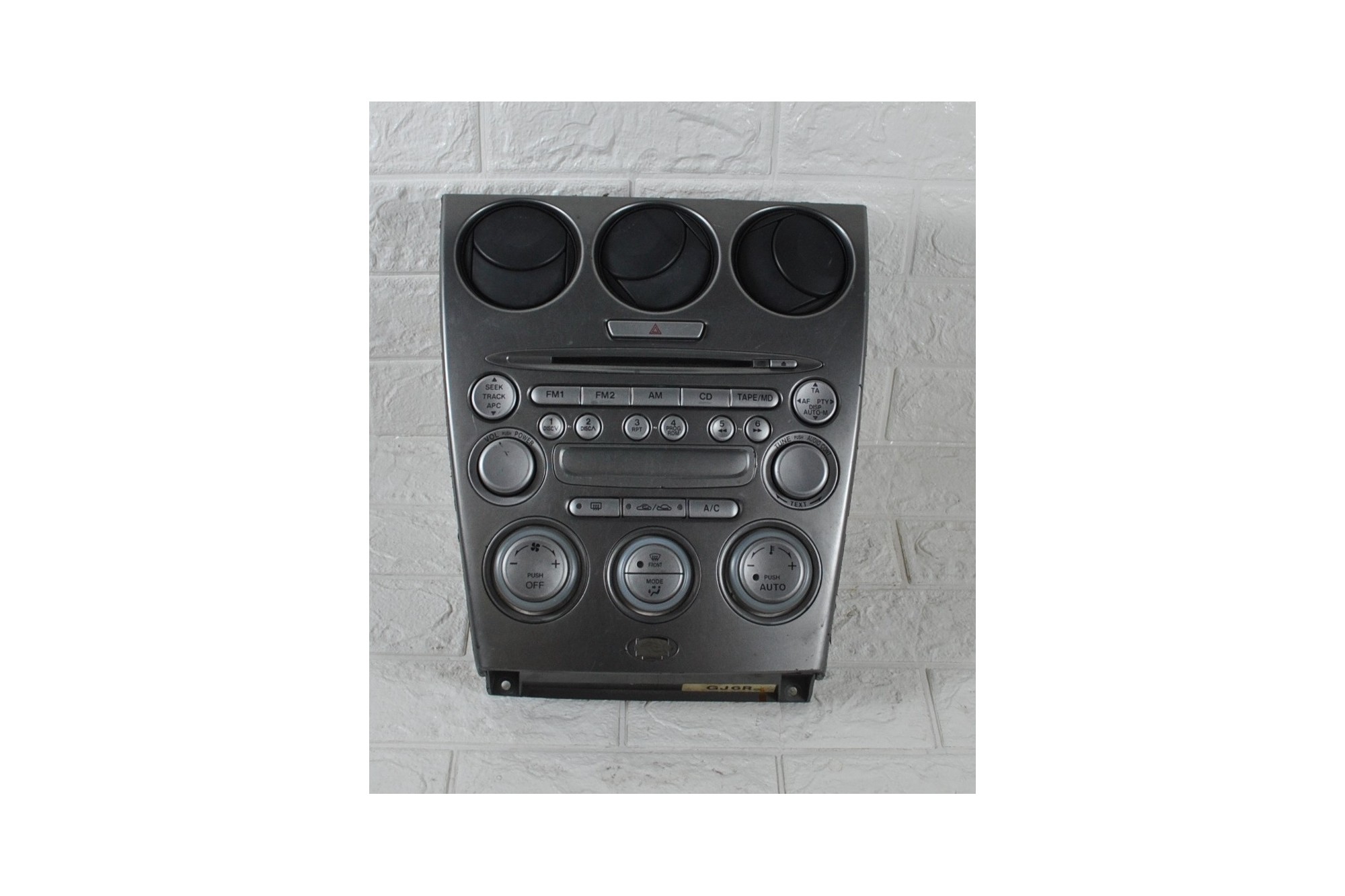 Autoradio + bocchette aria Mazda 6 Dal 2002 al 2008 Cod. 6J6G66DSXG02  1622021407805