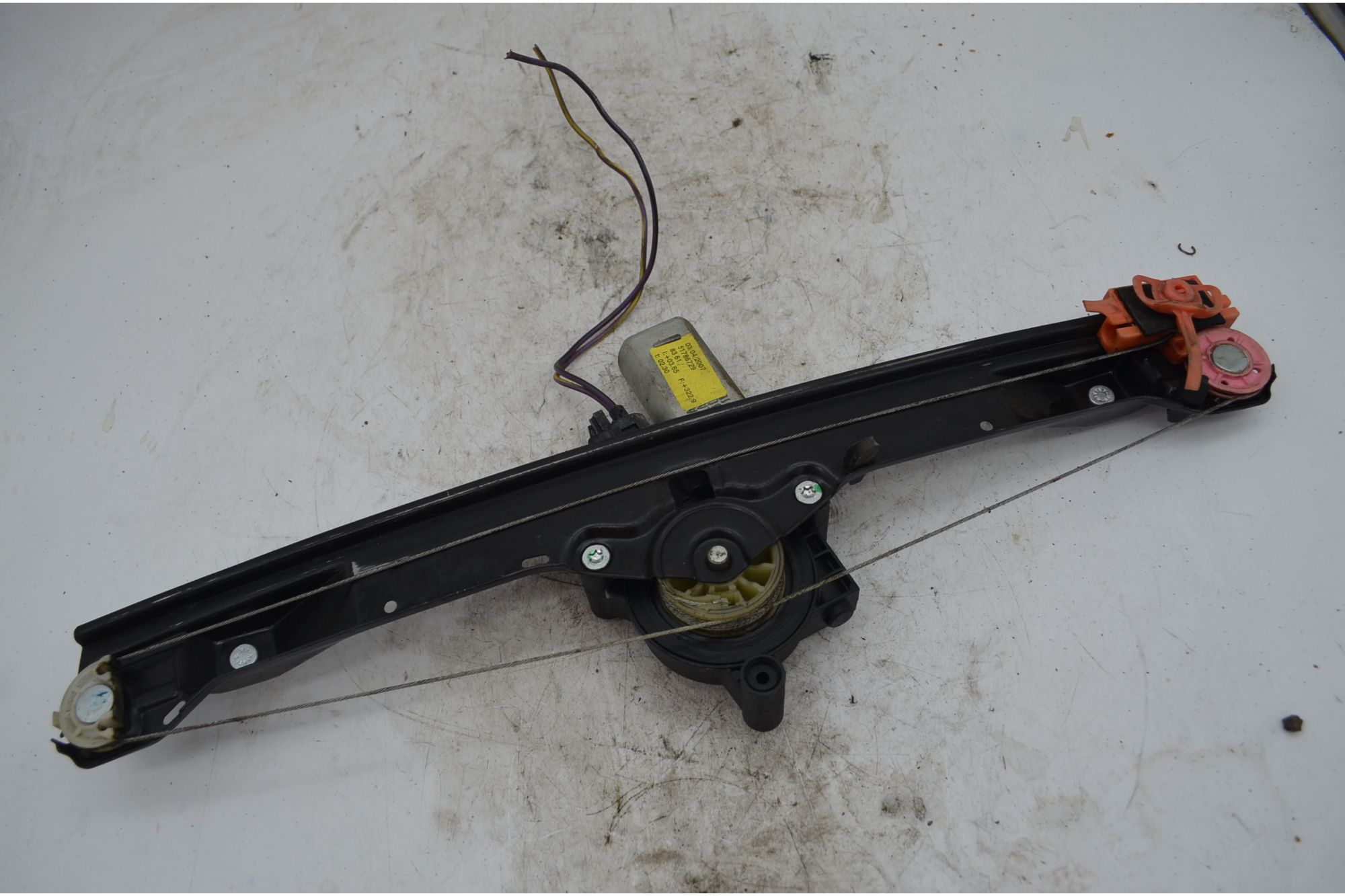 Motorino Alzavetro Anteriore DX Fiat Grande Punto Dal 2005 al 2018 Cod 51786729  1748595014994