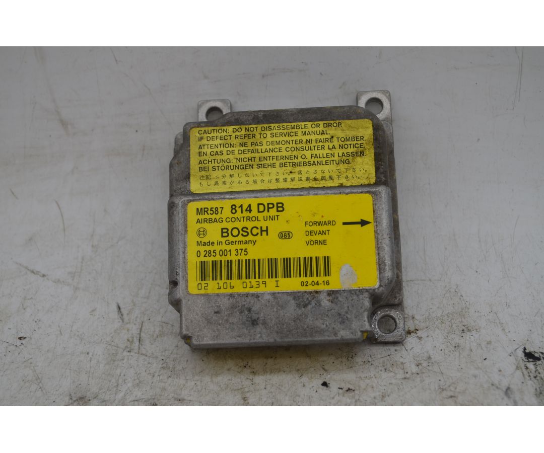 Centralina Airbag Mitsubishi Space Star Dal 1998 al 2005 Cod 0285001375 1748941223285 Centralina Airbag Mitsubishi Space Star Dal 1998 al 2005 Cod 0285001375 1748941223285