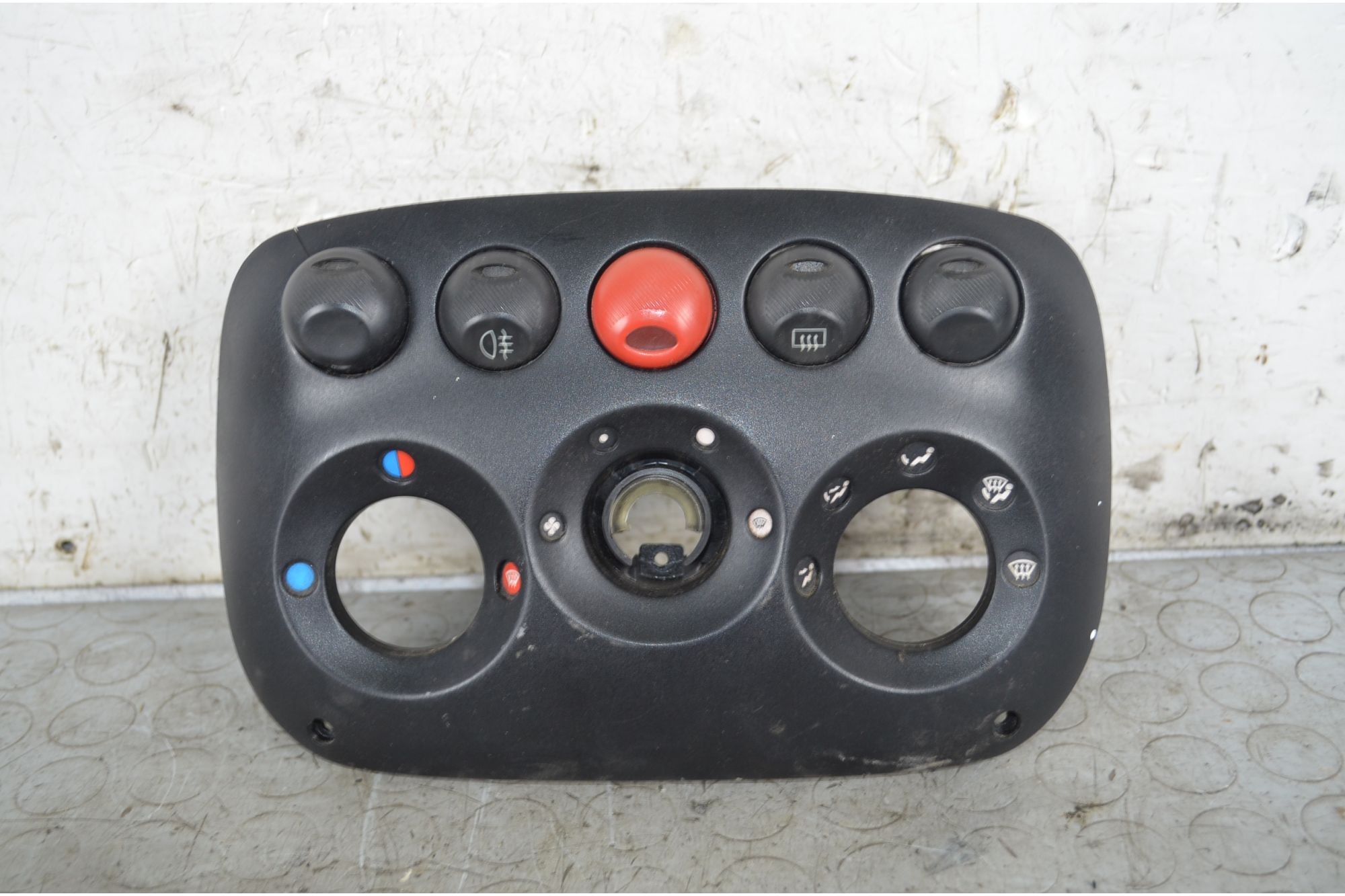 Mascherina Rivestimento Controllo Comandi Clima Fiat Seicento Dal 1998 al 2010 Cod 125142100  1748953633850