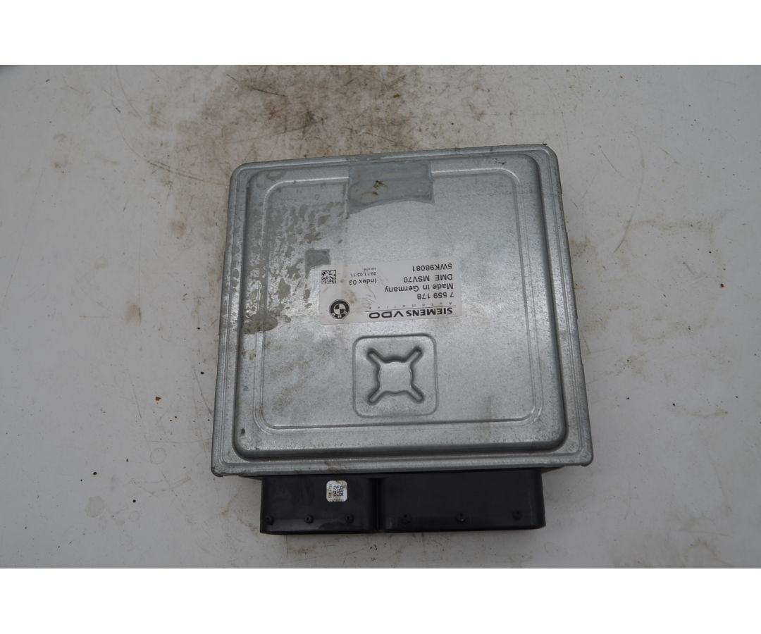 Centralina ECU BMW Serie 5 E60 Dal 2003 al 2010 Cod 7559178 1749019450534 Centralina ECU BMW Serie 5 E60 Dal 2003 al 2010 Cod 7559178 1749019450534