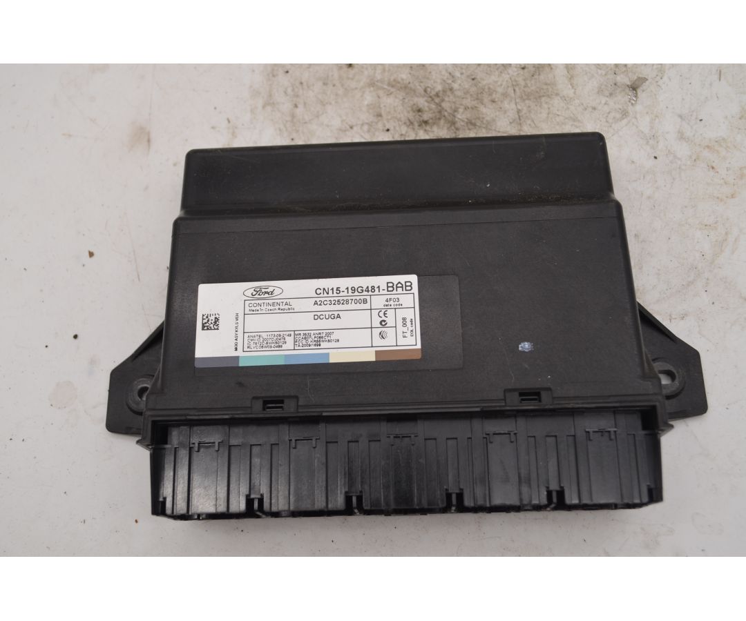 Centralina Comfort Ford Ecosport Dal 2014 al 2018 Cod CN15-19G481 1749042091025 Centralina Comfort Ford Ecosport Dal 2014 al 2018 Cod CN15-19G481 1749042091025