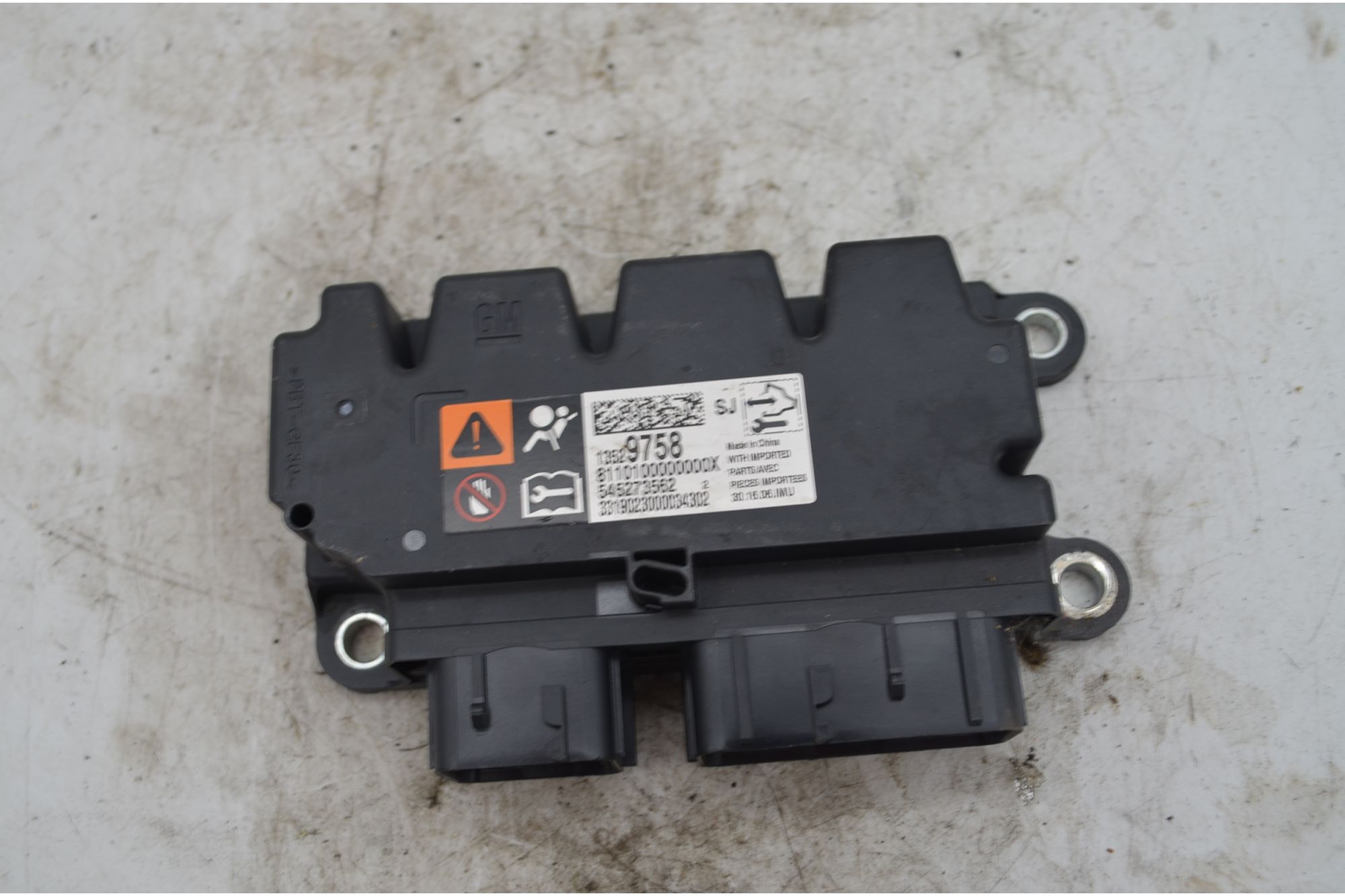 Centralina Airbag Opel Karl Dal 2015 al 2019 Cod 13529758  1749114639278